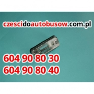 LAMPA OBRYSOWA BIAŁA do autobusu SETRA 215 315 10CMX4CM